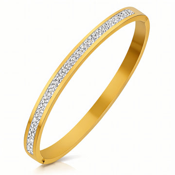 18K Gold Plated Stainless Steel Bracelet|Waterproof & Tarnish-Free Jewelry