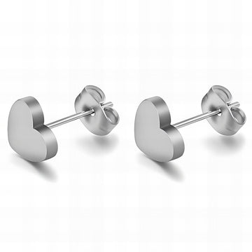 Hearts Earrings, Stainless Steel