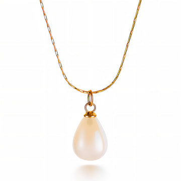 Necklace, 18K Gold Plated Steel
