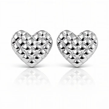 Hearts Earrings, Stainless Steel