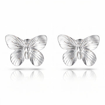 Butterflies Earrings, Stainless Steel