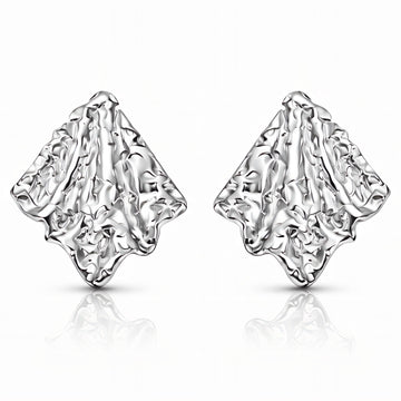Leafs Earrings, Stainless Steel