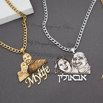 Personalized Picture Pendant with Necklace  | The Aussie Glam